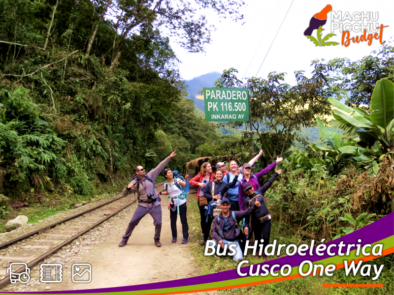Bus Turístico Hidroeléctrica a Cusco One Way / Sólo Retorno